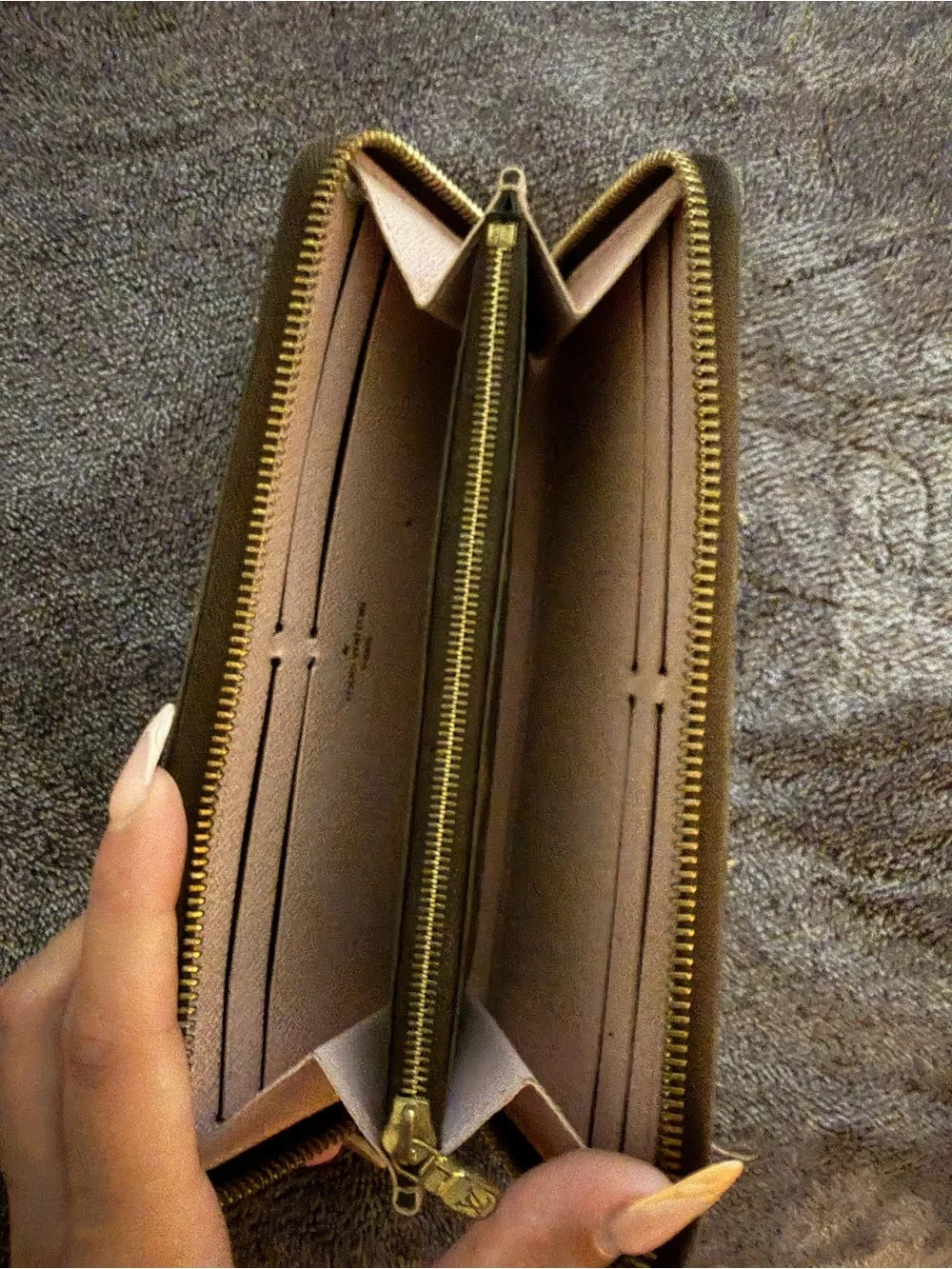 Louis Vuitton Two-Tone Monogram Crossbody with Top Handle